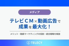 テレビCM×動画広告で成果を最大化！メリット・動画マーケティングの役割・統合戦略を解説