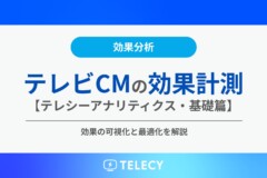 データで読み解くテレビCMの効果計測【基礎篇】効果の可視化と最適化を解説